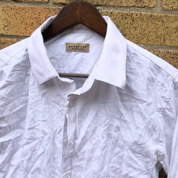 Burberry Button Up Shirt XXXL White - Picture 9 of 10